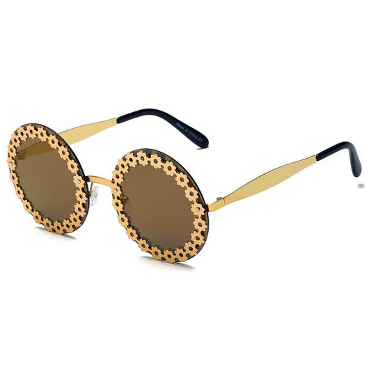 MOLINE Funky Flowers Round Sunglasses