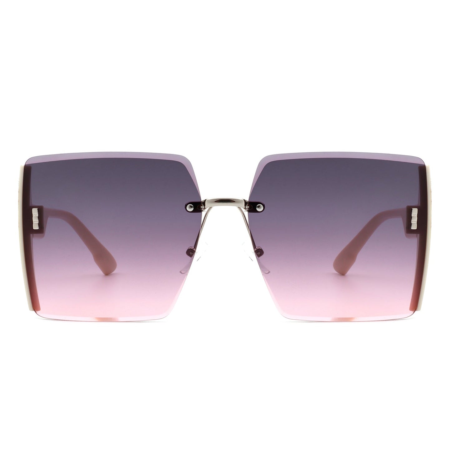 Phoenix Oversize Half Frame Sunglasses