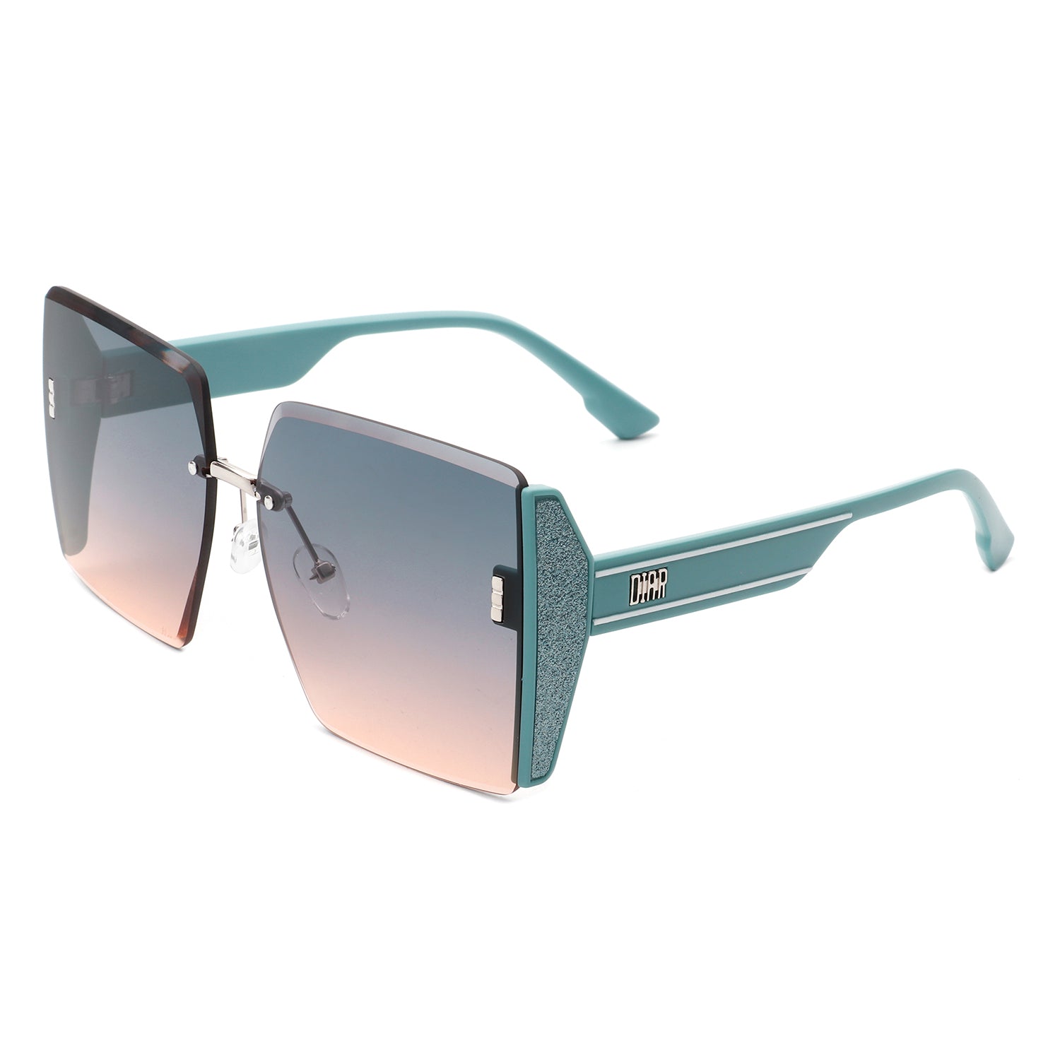 Phoenix Oversize Half Frame Sunglasses