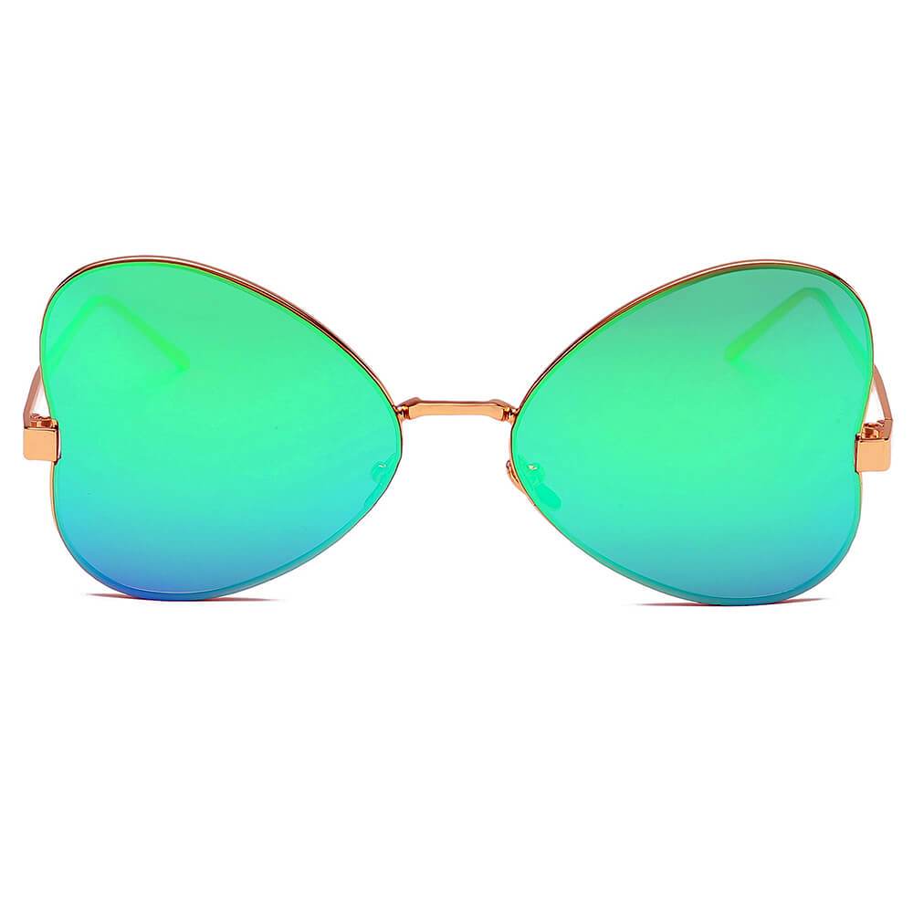 LINDSAY Oversized Butterfly Sunglasses