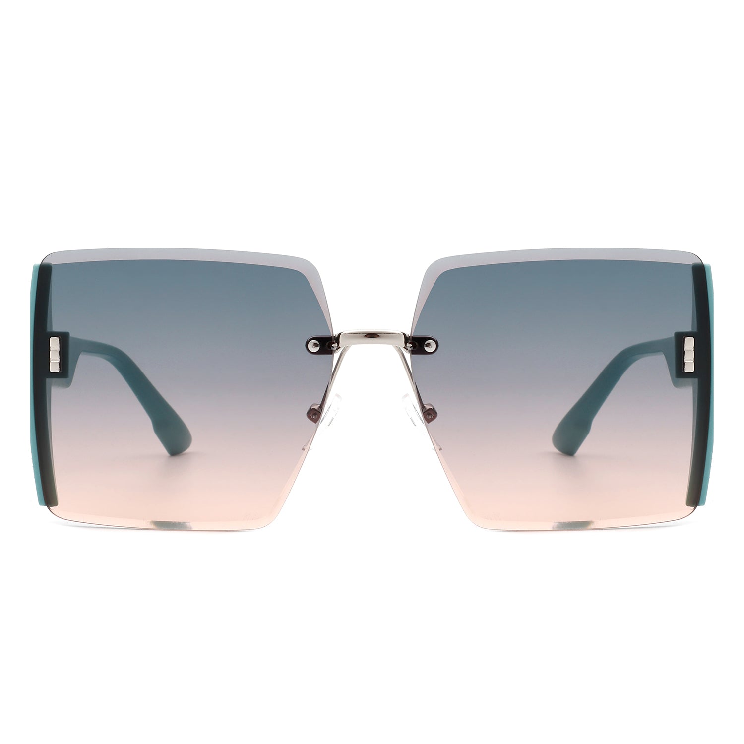 Phoenix Oversize Half Frame Sunglasses