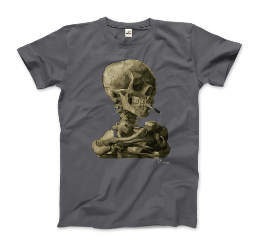 Van Gogh Skull of a Skeleton With Burning Cigarette 1886 T-Shirt