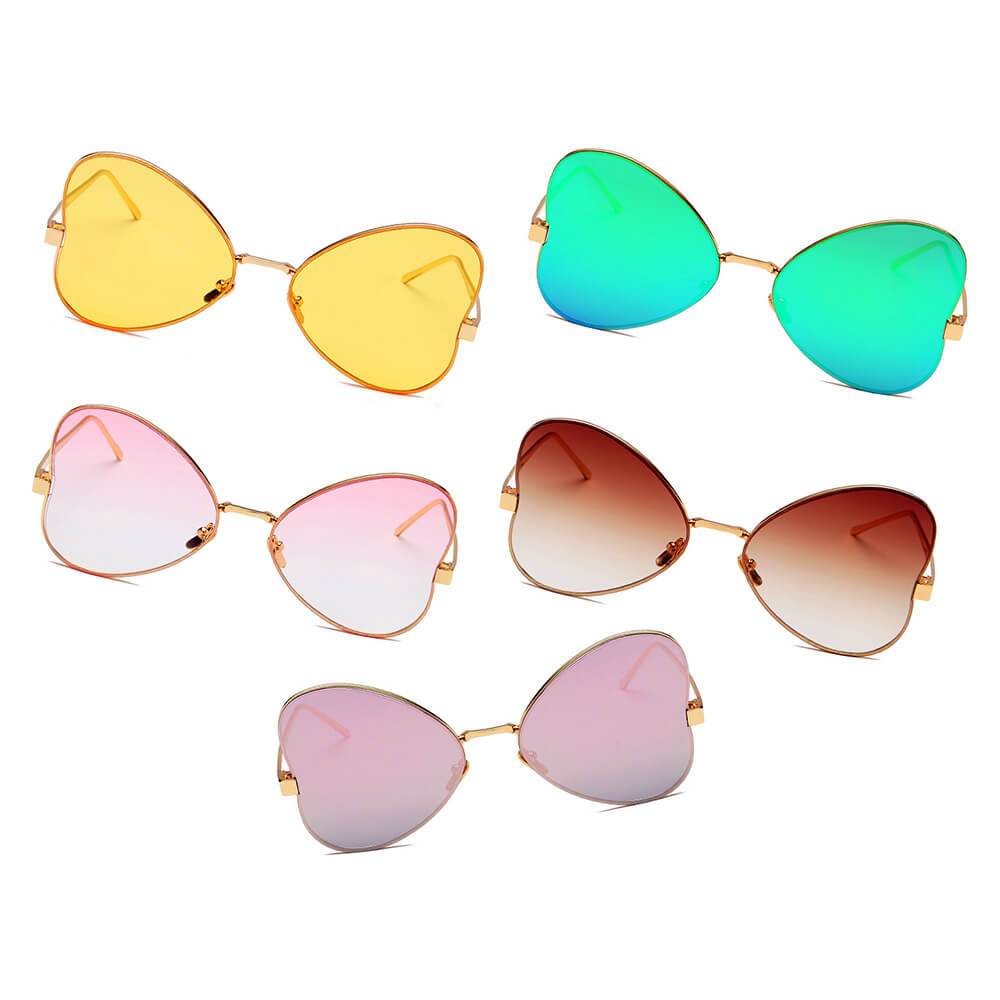 LINDSAY Oversized Butterfly Sunglasses