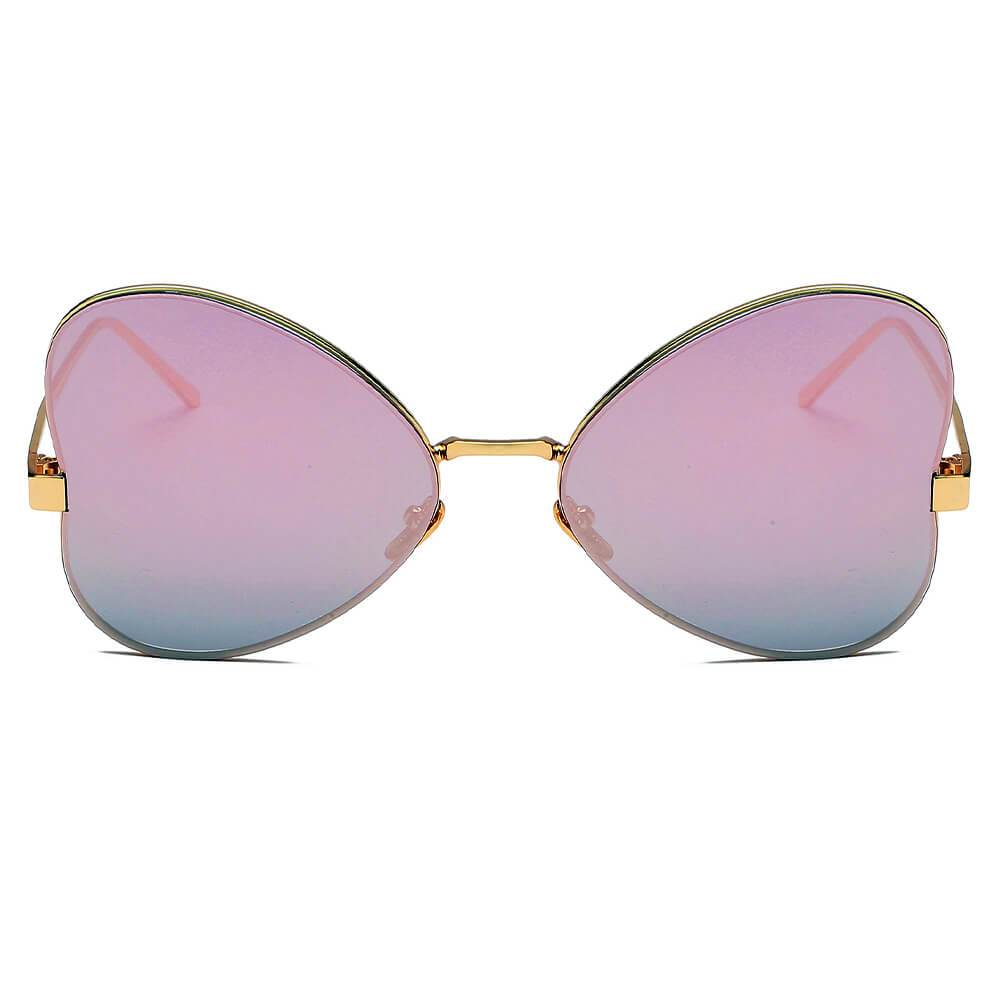 LINDSAY Oversized Butterfly Sunglasses