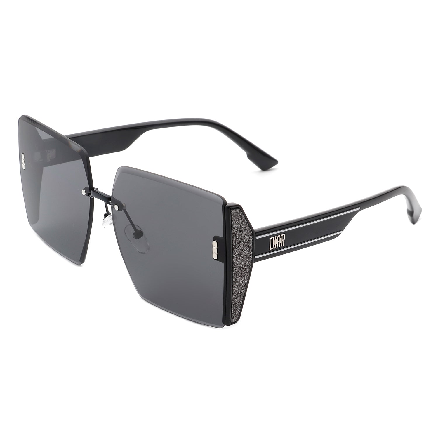 Phoenix Oversize Half Frame Sunglasses