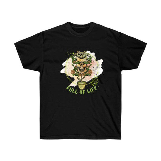 Full of Life Skull Gardening T-Shirt