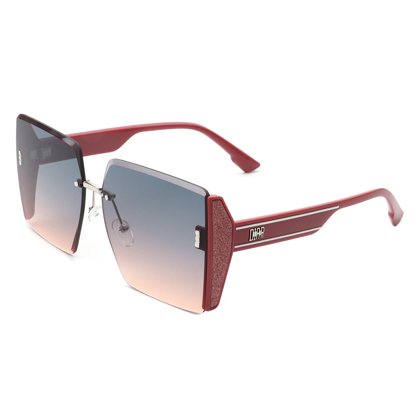 Phoenix Oversize Half Frame Sunglasses