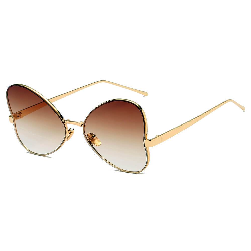 LINDSAY Oversized Butterfly Sunglasses