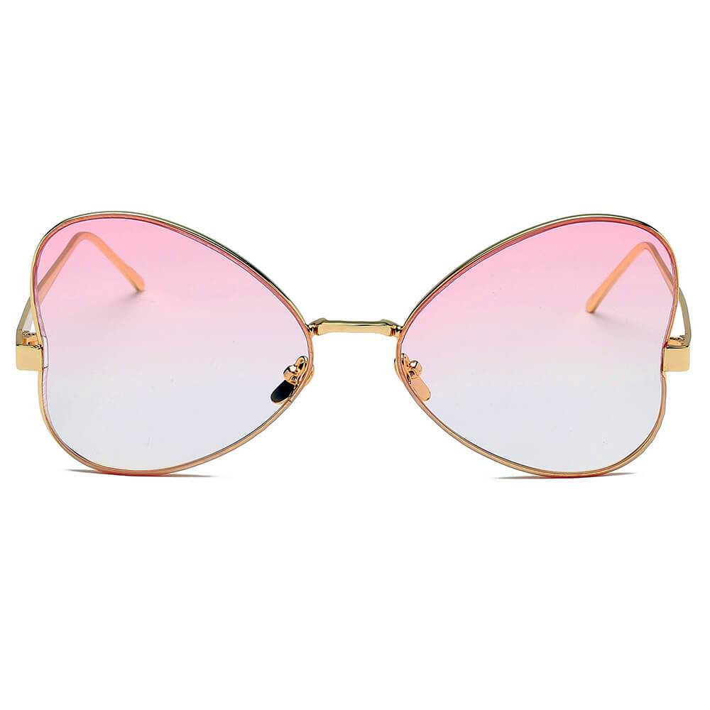 LINDSAY Oversized Butterfly Sunglasses