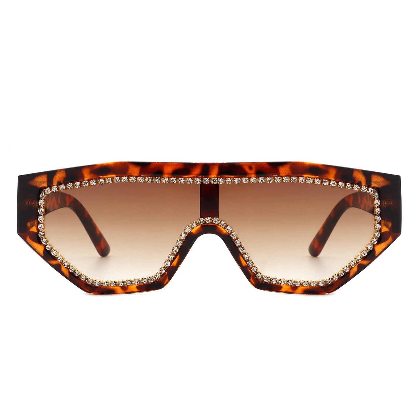 Goldleaf Geometric Glitter Sunglasses