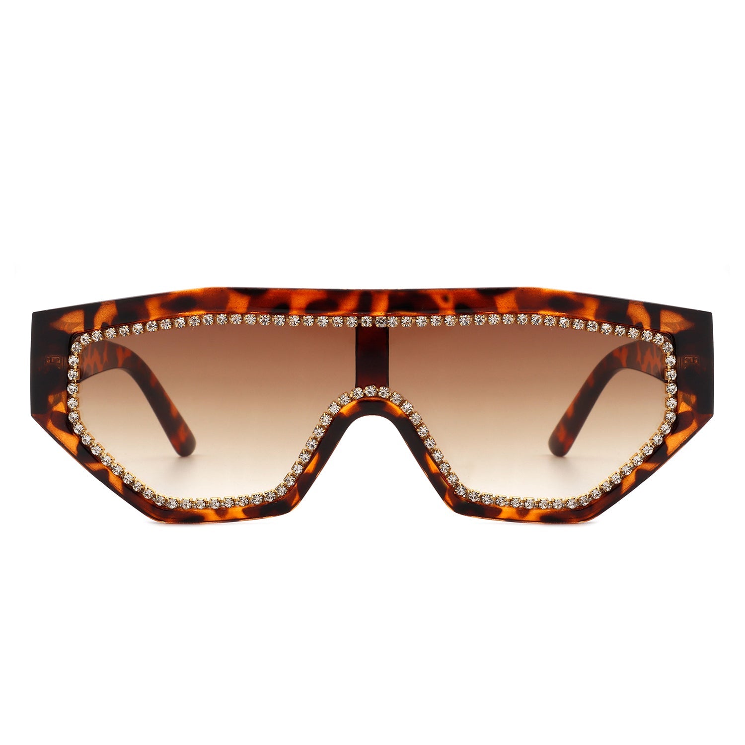 Goldleaf Geometric Glitter Sunglasses