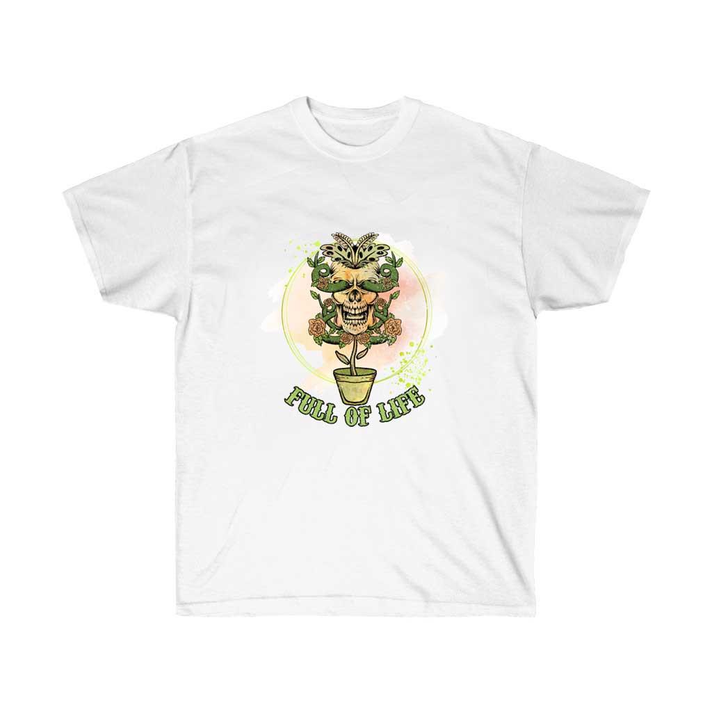 Full of Life Skull Gardening T-Shirt