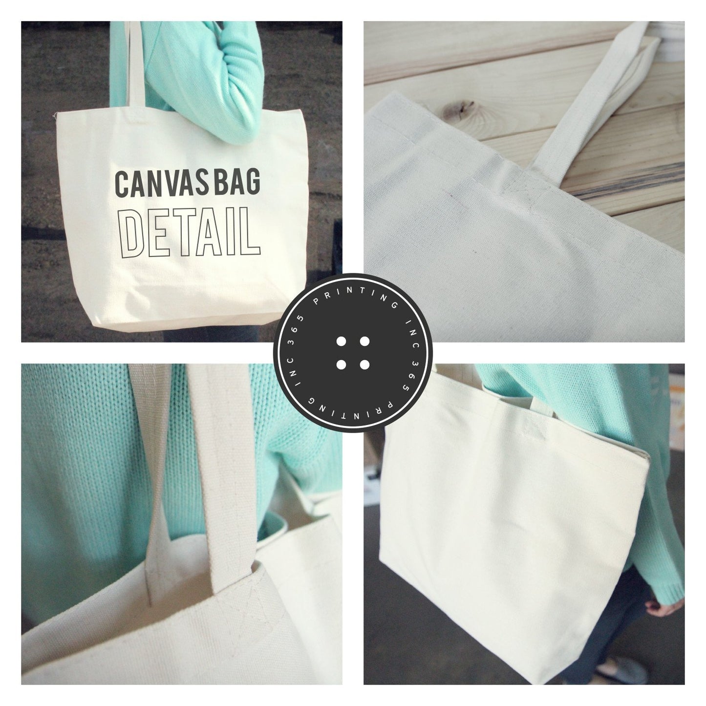 NOPE Natural Canvas Tote Bag