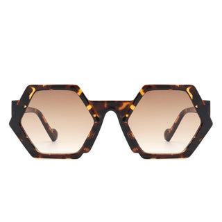 Starpath Geometric Round Sunglasses