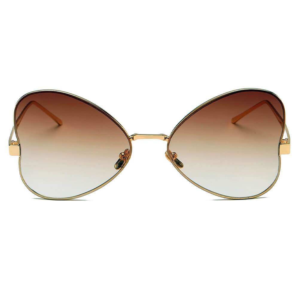 LINDSAY Oversized Butterfly Sunglasses