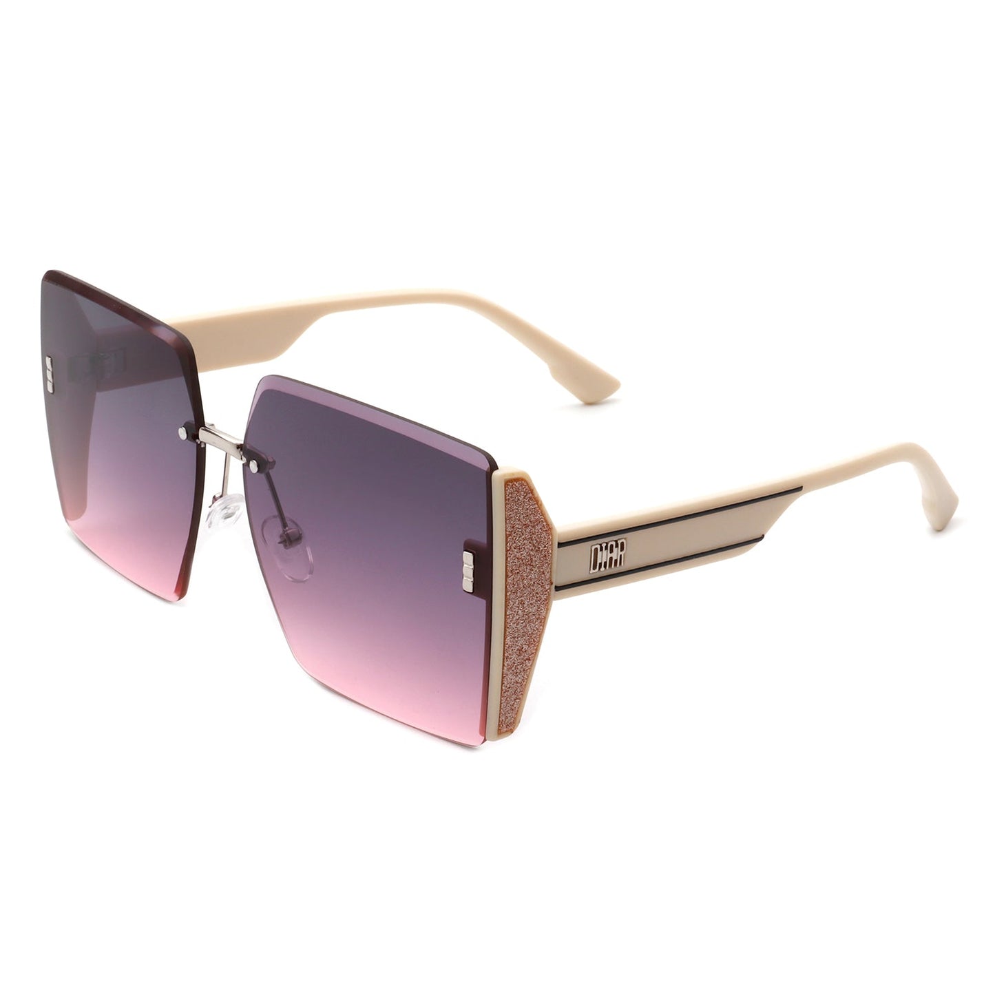 Phoenix Oversize Half Frame Sunglasses