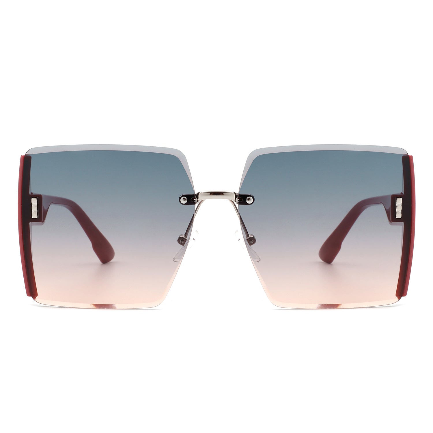 Phoenix Oversize Half Frame Sunglasses